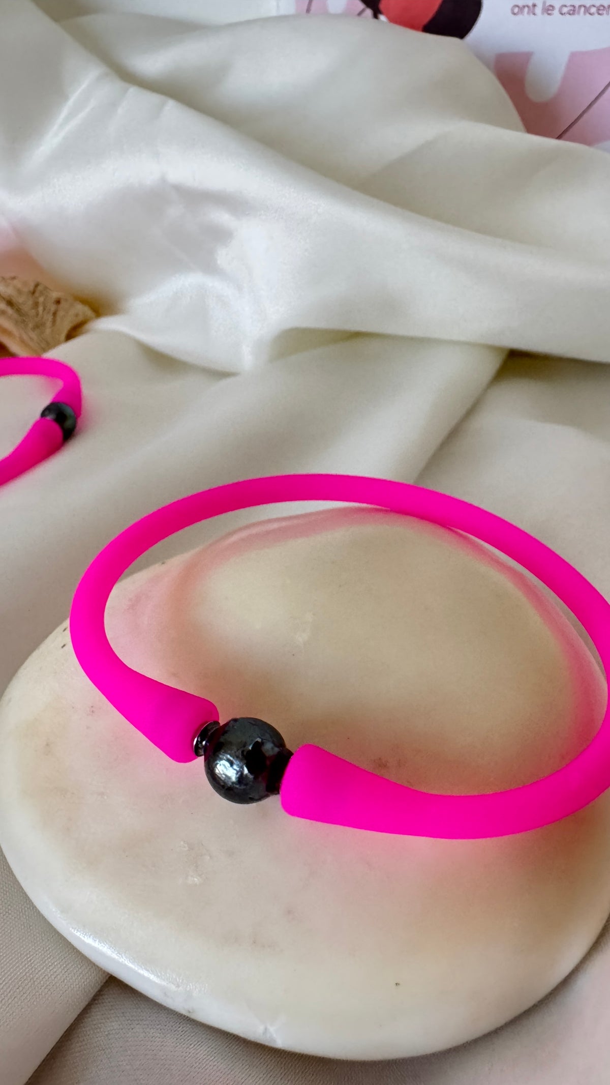 Bracelet Octobre Rose #25