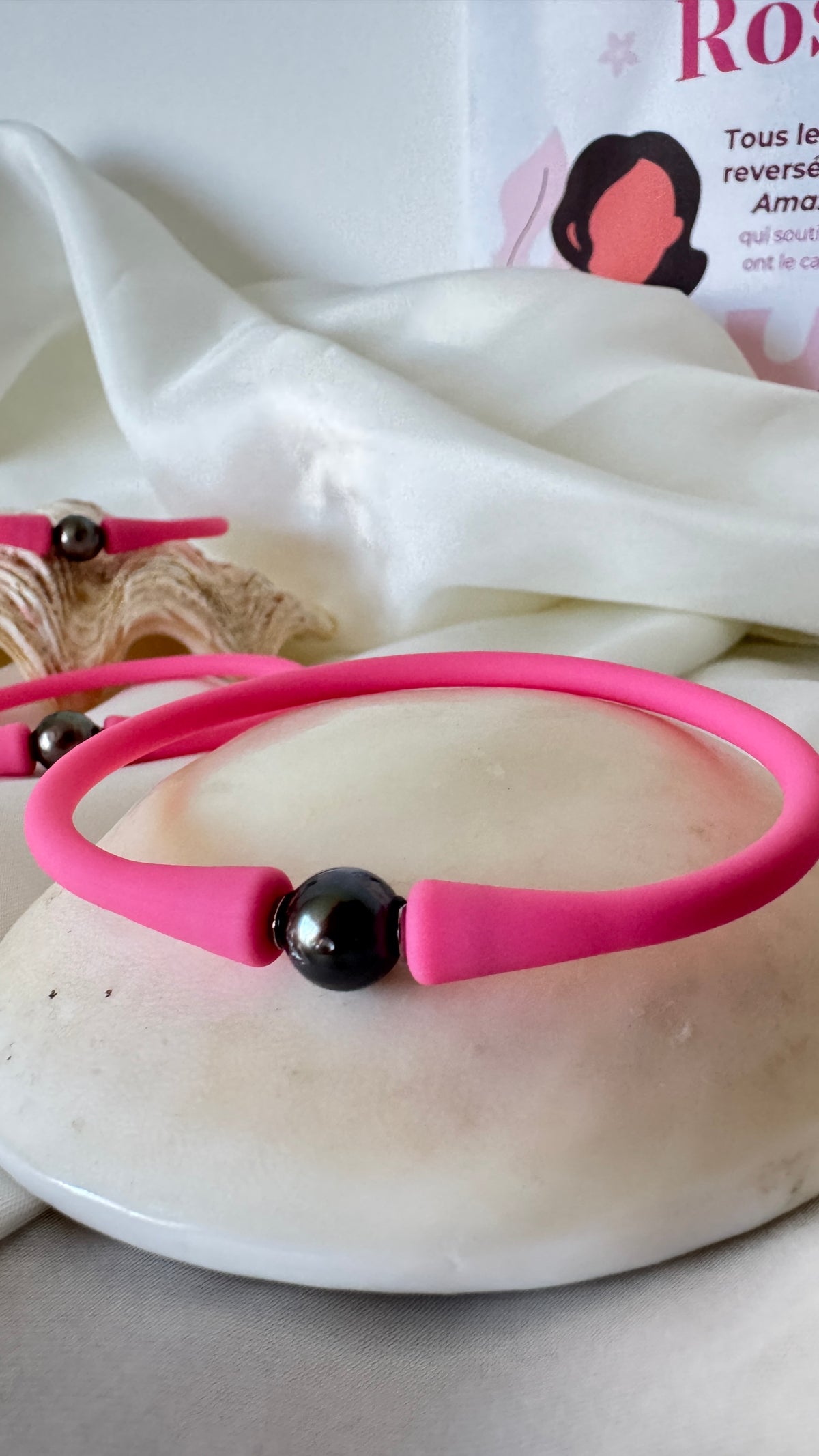 Bracelet Octobre Rose #25