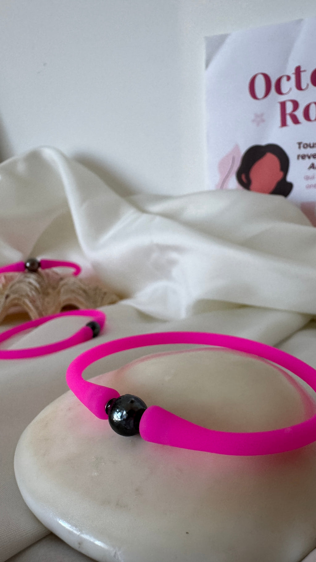 Bracelet Octobre Rose #25