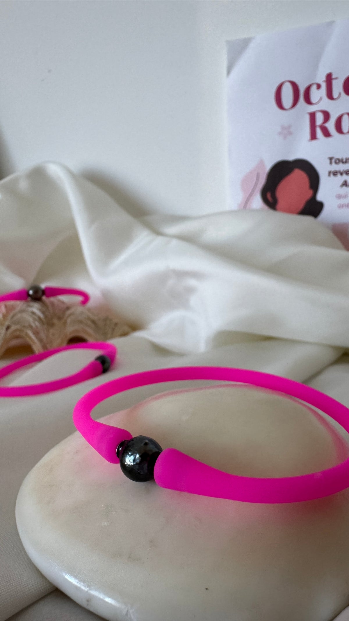 Bracelet Octobre Rose #25